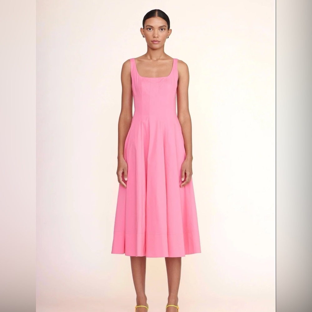 NWT Staud Wells Dress Pulmeria Size 4